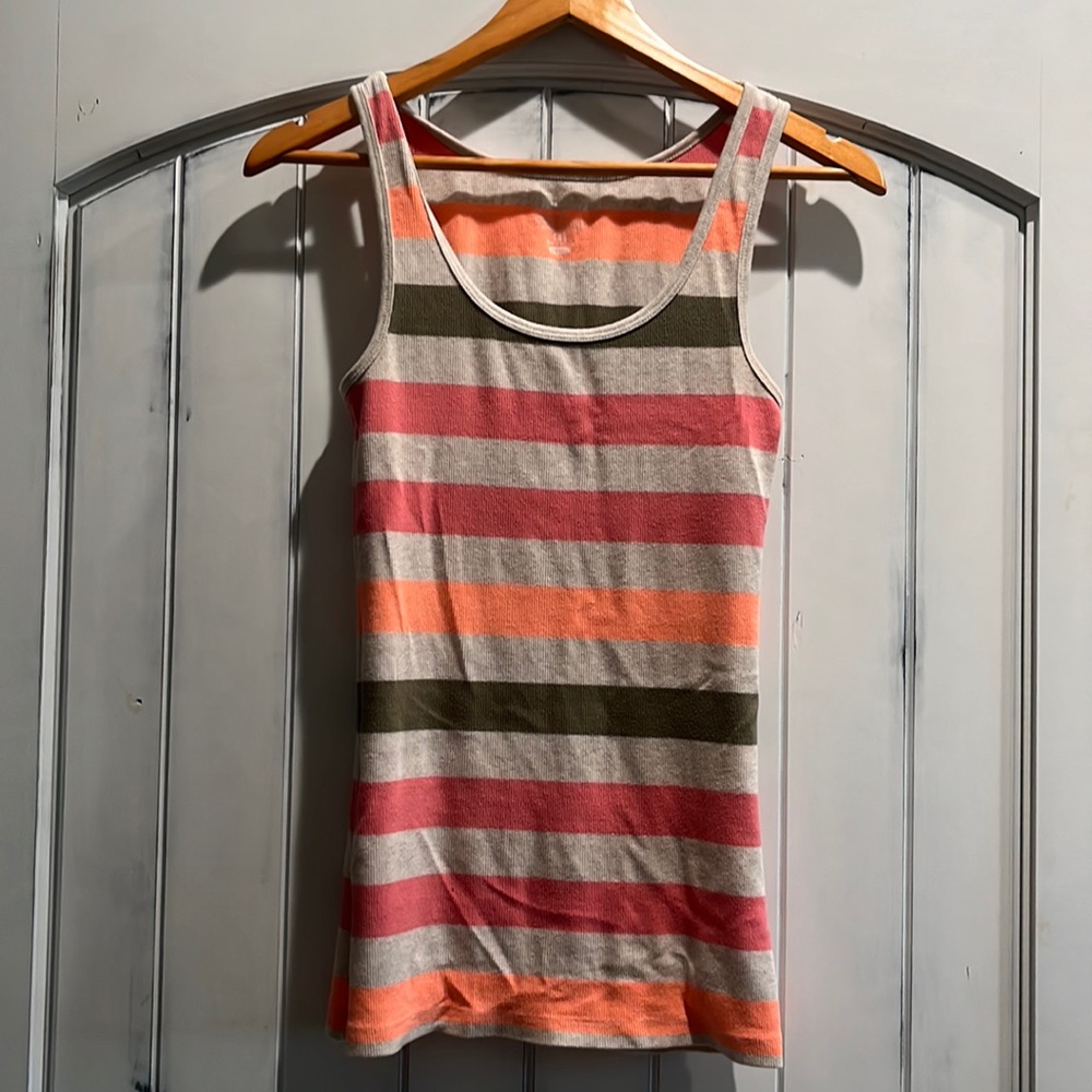 Size large Stripped Old Navy Perfect Tank